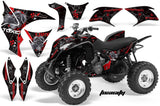 ATV Graphics Kit Quad Decal Sticker Wrap For Honda TRX700XX 2009-2015 TOXIC RED BLACK