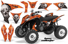Load image into Gallery viewer, ATV Graphics Kit Quad Decal Sticker Wrap For Honda TRX700XX 2009-2015 BONES ORANGE-atv motorcycle utv parts accessories gear helmets jackets gloves pantsAll Terrain Depot