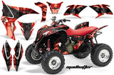 ATV Graphics Kit Quad Decal Sticker Wrap For Honda TRX700XX 2009-2015 HATTER BLACK RED