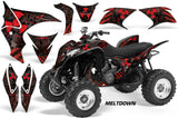 ATV Graphics Kit Quad Decal Sticker Wrap For Honda TRX700XX 2009-2015 MELTDOWN RED BLACK