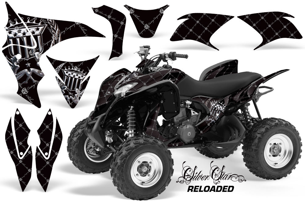 ATV Graphics Kit Quad Decal Sticker Wrap For Honda TRX700XX 2009-2015 RELOADED CHROME BLACK-atv motorcycle utv parts accessories gear helmets jackets gloves pantsAll Terrain Depot