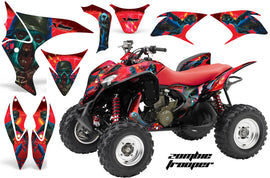 ATV Graphics Kit Quad Decal Sticker Wrap For Honda TRX700XX 2009-2015 ZOMBIE RED-atv motorcycle utv parts accessories gear helmets jackets gloves pantsAll Terrain Depot