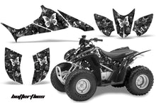 Load image into Gallery viewer, ATV Graphics Kit Quad Decal Sticker Wrap For Honda TRX90 2006-2018 BUTTERFLIES WHITE BLACK-atv motorcycle utv parts accessories gear helmets jackets gloves pantsAll Terrain Depot