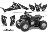 ATV Graphics Kit Quad Decal Sticker Wrap For Honda TRX90 2006-2018 BUTTERFLIES WHITE BLACK