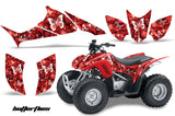 ATV Graphics Kit Quad Decal Sticker Wrap For Honda TRX90 2006-2018 BUTTERFLIES WHITE RED