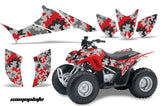 ATV Graphics Kit Quad Decal Sticker Wrap For Honda TRX90 2006-2018 CAMOPLATE RED