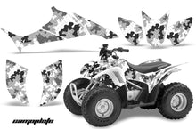 Load image into Gallery viewer, ATV Graphics Kit Quad Decal Sticker Wrap For Honda TRX90 2006-2018 CAMOPLATE WHITE-atv motorcycle utv parts accessories gear helmets jackets gloves pantsAll Terrain Depot