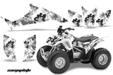 ATV Graphics Kit Quad Decal Sticker Wrap For Honda TRX90 2006-2018 CAMOPLATE WHITE