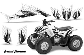 ATV Graphics Kit Quad Decal Sticker Wrap For Honda TRX90 2006-2018 TRIBAL BLACK WHITE-atv motorcycle utv parts accessories gear helmets jackets gloves pantsAll Terrain Depot