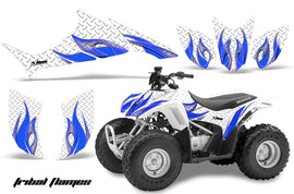 ATV Graphics Kit Quad Decal Sticker Wrap For Honda TRX90 2006-2018 TRIBAL BLUE WHITE-atv motorcycle utv parts accessories gear helmets jackets gloves pantsAll Terrain Depot