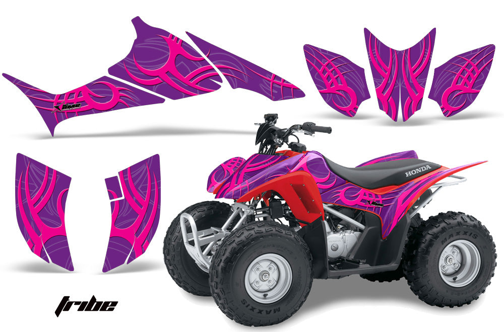 ATV Graphics Kit Quad Decal Sticker Wrap For Honda TRX90 2006-2018 TRIBE PINK PURPLE-atv motorcycle utv parts accessories gear helmets jackets gloves pantsAll Terrain Depot