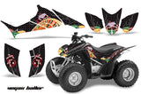 ATV Graphics Kit Quad Decal Sticker Wrap For Honda TRX90 2006-2018 VEGAS BLACK