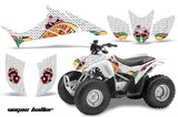 ATV Graphics Kit Quad Decal Sticker Wrap For Honda TRX90 2006-2018 VEGAS WHITE
