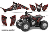 ATV Graphics Kit Quad Decal Sticker Wrap For Honda TRX90 2006-2018 WIDOW RED BLACK