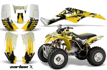 Load image into Gallery viewer, ATV Graphics Kit Quad Decal Wrap For Honda Sportrax TRX250 2002-2005 CARBONX YELLOW-atv motorcycle utv parts accessories gear helmets jackets gloves pantsAll Terrain Depot