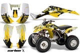 ATV Graphics Kit Quad Decal Wrap For Honda Sportrax TRX250 2002-2005 CARBONX YELLOW