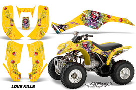 ATV Graphics Kit Quad Decal Wrap For Honda Sportrax TRX250 2002-2005 EDHLK YELLOW-atv motorcycle utv parts accessories gear helmets jackets gloves pantsAll Terrain Depot