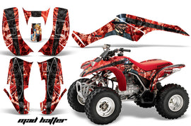 ATV Graphics Kit Quad Decal Wrap For Honda Sportrax TRX250 2002-2005 HATTER RED BLACK-atv motorcycle utv parts accessories gear helmets jackets gloves pantsAll Terrain Depot