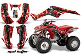 ATV Graphics Kit Quad Decal Wrap For Honda Sportrax TRX250 2002-2005 HATTER RED BLACK