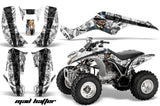 ATV Graphics Kit Quad Decal Wrap For Honda Sportrax TRX250 2002-2005 HATTER WHITE BLACK