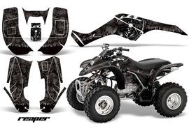 ATV Graphics Kit Quad Decal Wrap For Honda Sportrax TRX250 2002-2005 REAPER BLACK-atv motorcycle utv parts accessories gear helmets jackets gloves pantsAll Terrain Depot
