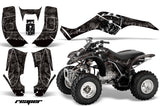 ATV Graphics Kit Quad Decal Wrap For Honda Sportrax TRX250 2002-2005 REAPER BLACK