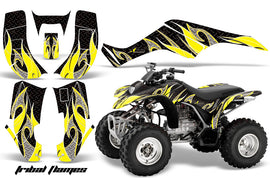 ATV Graphics Kit Quad Decal Wrap For Honda Sportrax TRX250 2002-2005 TRIBAL YELLOW BLACK-atv motorcycle utv parts accessories gear helmets jackets gloves pantsAll Terrain Depot