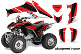 ATV Decal Graphics Kit Quad Sticker Wrap For Honda TRX250X 2006-2018 DIAMOND RACE BLACK RED