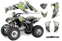 Load image into Gallery viewer, ATV Decal Graphics Kit Quad Sticker Wrap For Honda TRX250X 2006-2018 MELTDOWN GREEN WHITE-atv motorcycle utv parts accessories gear helmets jackets gloves pantsAll Terrain Depot