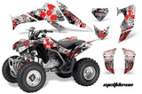ATV Decal Graphics Kit Quad Sticker Wrap For Honda TRX250X 2006-2018 MELTDDWN RED WHITE