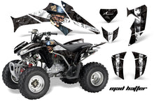 Load image into Gallery viewer, ATV Decal Graphics Kit Quad Sticker Wrap For Honda TRX250X 2006-2018 HATTER WHITE BLACK-atv motorcycle utv parts accessories gear helmets jackets gloves pantsAll Terrain Depot
