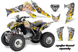 ATV Decal Graphics Kit Quad Sticker Wrap For Honda TRX250X 2006-2018 MOTO MANDY SILVER