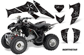 ATV Decal Graphics Kit Quad Sticker Wrap For Honda TRX250X 2006-2018 NORTHSTAR SILVER BLACK-atv motorcycle utv parts accessories gear helmets jackets gloves pantsAll Terrain Depot