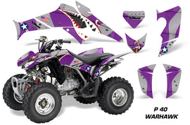 ATV Decal Graphics Kit Quad Sticker Wrap For Honda TRX250X 2006-2018 WARHAWK PURPLE-atv motorcycle utv parts accessories gear helmets jackets gloves pantsAll Terrain Depot