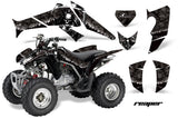 ATV Decal Graphics Kit Quad Sticker Wrap For Honda TRX250X 2006-2018 REAPER BLACK