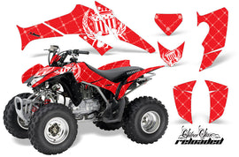 ATV Decal Graphics Kit Quad Sticker Wrap For Honda TRX250X 2006-2018 RELOADED WHITE RED-atv motorcycle utv parts accessories gear helmets jackets gloves pantsAll Terrain Depot
