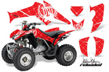 ATV Decal Graphics Kit Quad Sticker Wrap For Honda TRX250X 2006-2018 RELOADED WHITE RED