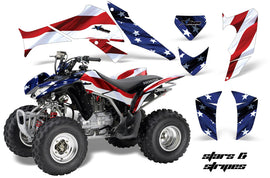 ATV Decal Graphics Kit Quad Sticker Wrap For Honda TRX250X 2006-2018 USA FLAG-atv motorcycle utv parts accessories gear helmets jackets gloves pantsAll Terrain Depot