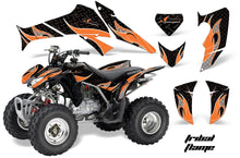 Load image into Gallery viewer, ATV Decal Graphics Kit Quad Sticker Wrap For Honda TRX250X 2006-2018 TRIBAL BLACK ORANGE-atv motorcycle utv parts accessories gear helmets jackets gloves pantsAll Terrain Depot