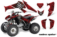 Load image into Gallery viewer, ATV Decal Graphics Kit Quad Sticker Wrap For Honda TRX250X 2006-2018 WIDOW BLACK RED-atv motorcycle utv parts accessories gear helmets jackets gloves pantsAll Terrain Depot