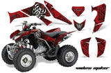 ATV Decal Graphics Kit Quad Sticker Wrap For Honda TRX250X 2006-2018 WIDOW BLACK RED