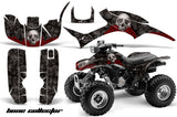 ATV Graphic Kit Quad Decal Wrap For Honda Sportrax TRX300EX 1993-2006 BONES BLACK