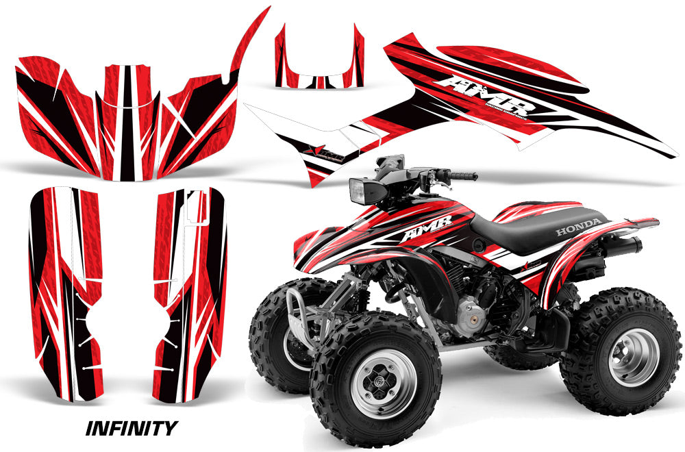 ATV Graphic Kit Quad Decal Wrap For Honda Sportrax TRX300EX 1993-2006 INFINITY RED-atv motorcycle utv parts accessories gear helmets jackets gloves pantsAll Terrain Depot