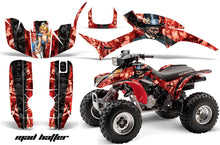 Load image into Gallery viewer, ATV Graphic Kit Quad Decal Wrap For Honda Sportrax TRX300EX 1993-2006 HATTER BLACK RED-atv motorcycle utv parts accessories gear helmets jackets gloves pantsAll Terrain Depot