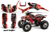 ATV Graphic Kit Quad Decal Wrap For Honda Sportrax TRX300EX 1993-2006 HATTER BLACK RED