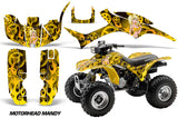ATV Graphic Kit Quad Decal Wrap For Honda Sportrax TRX300EX 1993-2006 MOTO MANDY YELLOW