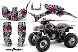 ATV Graphic Kit Quad Decal Wrap For Honda Sportrax TRX300EX 1993-2006 NORTHSTAR PINK SILVER