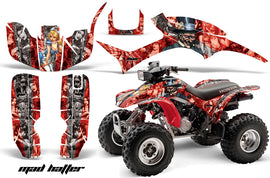 ATV Graphic Kit Quad Decal Wrap For Honda Sportrax TRX300EX 1993-2006 HATTER SILVER RED-atv motorcycle utv parts accessories gear helmets jackets gloves pantsAll Terrain Depot