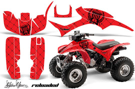 ATV Graphic Kit Quad Decal Wrap For Honda Sportrax TRX300EX 1993-2006 RELOADED BLACK RED-atv motorcycle utv parts accessories gear helmets jackets gloves pantsAll Terrain Depot
