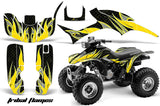 ATV Graphic Kit Quad Decal Wrap For Honda Sportrax TRX300EX 1993-2006 TRIBAL YELLOW BLACK